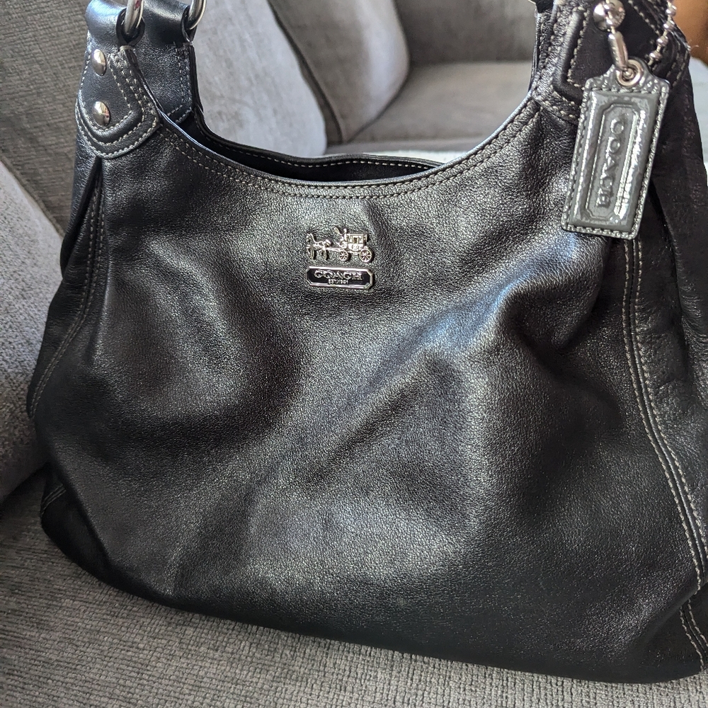 Coach Black Leather Purse